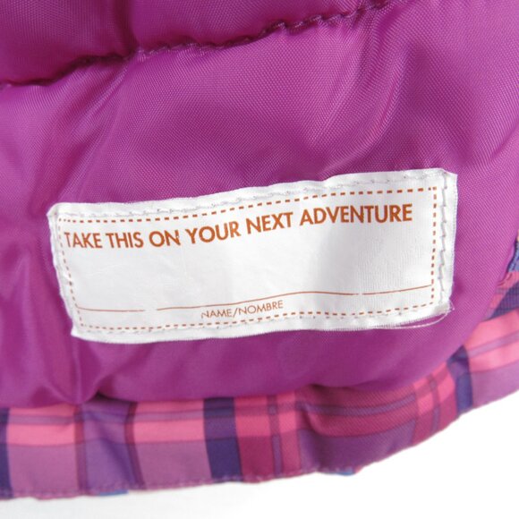 Cat & Jack Toddler Size Girls Plaid Hooded Jacket Multicolor Full Zip Pockets - Picture 5 of 9